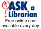 Ask a Librarian image logo and link to askalibrarian.org